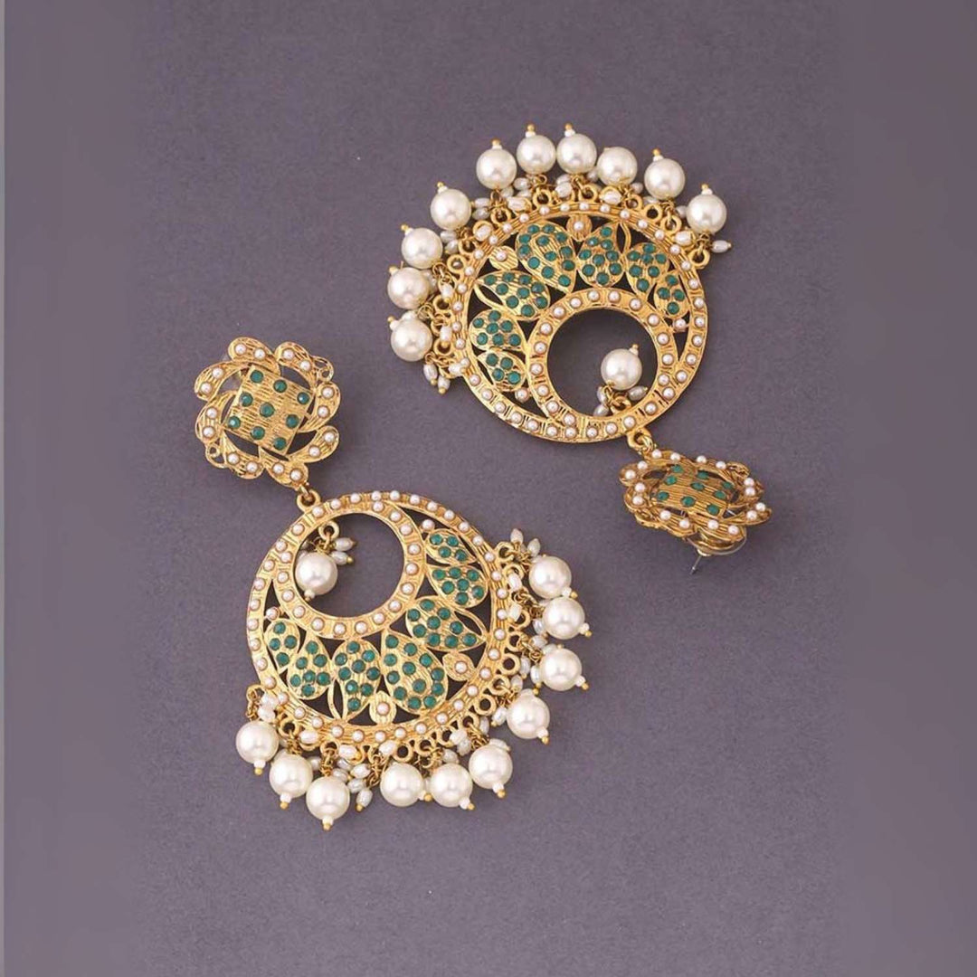 Emerald Urva Ethnic Chaandbalis