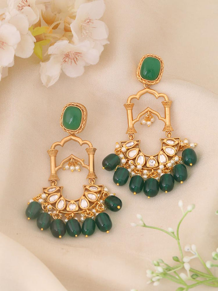 Emerald  Ushika Danglers
