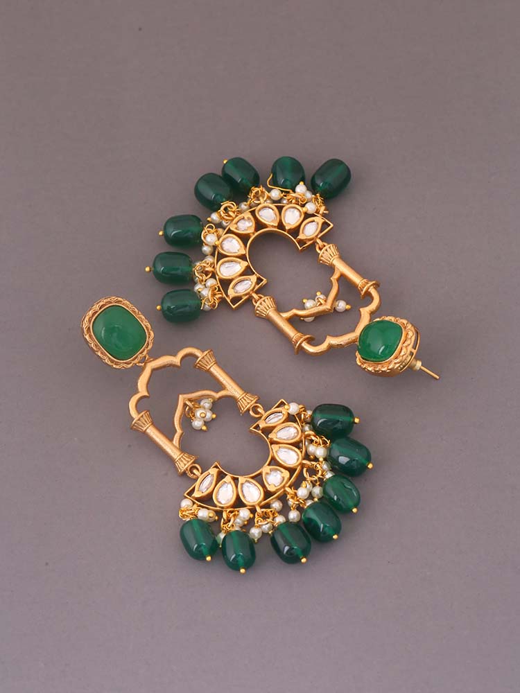 Emerald  Ushika Danglers