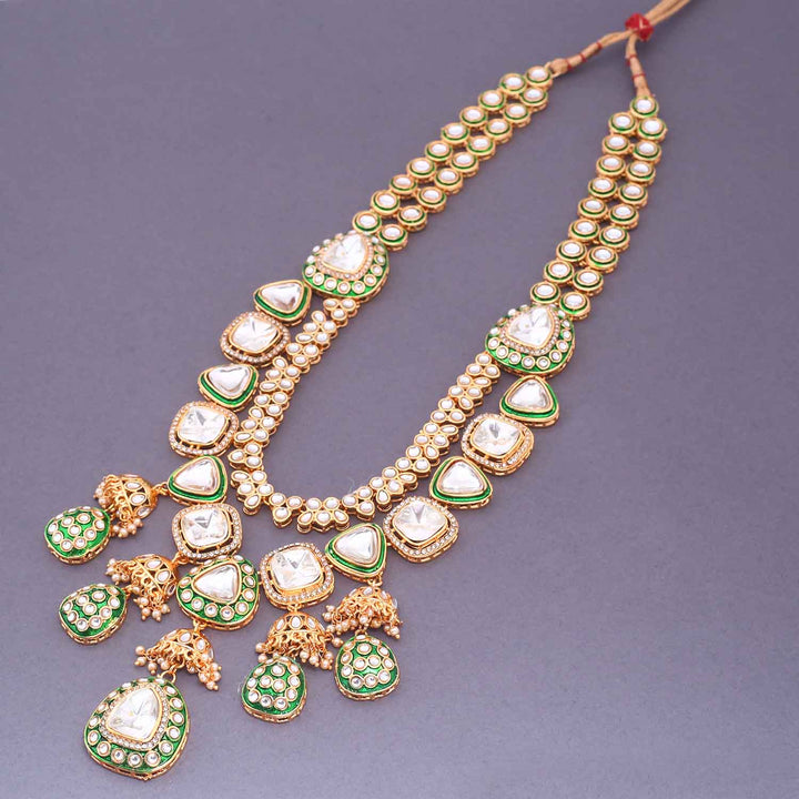 Emerald Usjha Bridal Jewellery Set