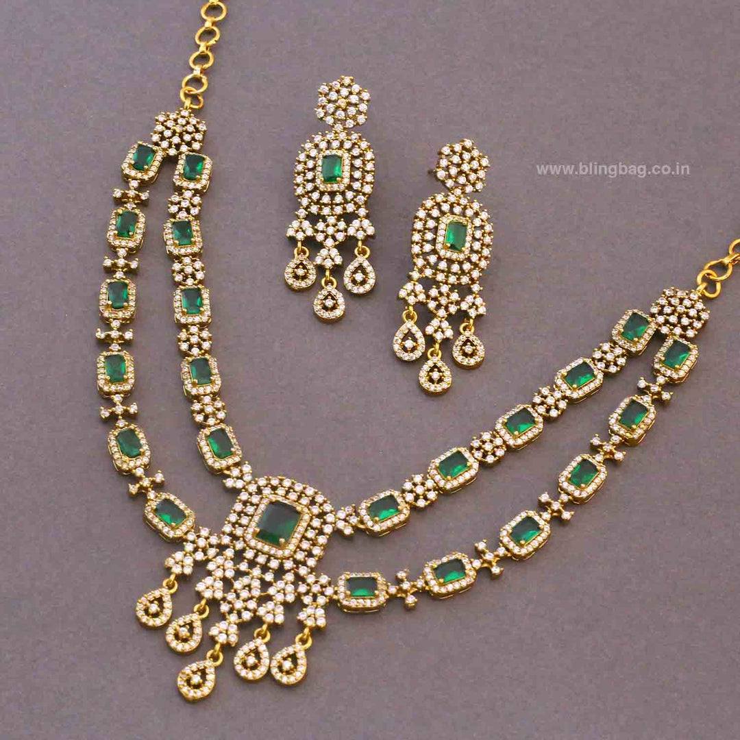 Emerald Uvena Victorian Jewellery Set- New Arrivals