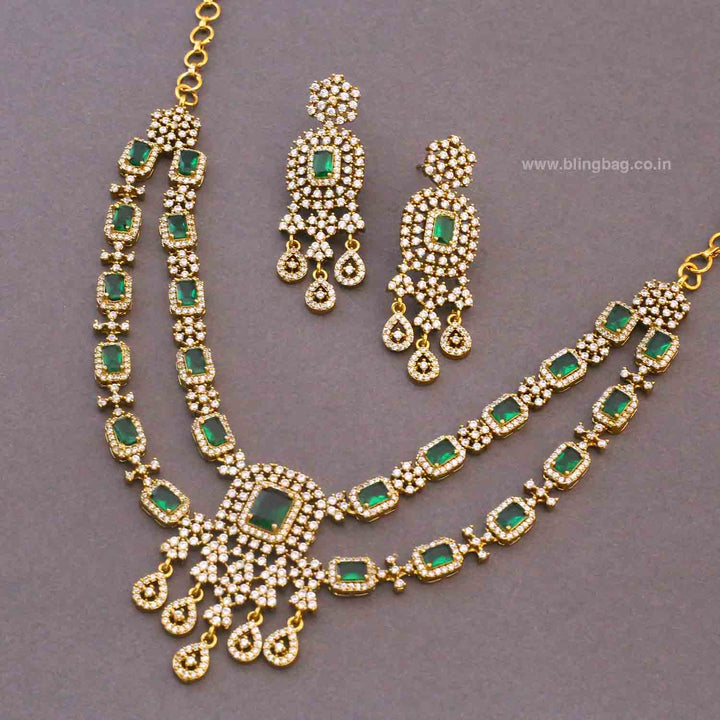 Emerald Uvena Victorian Jewellery Set- New Arrivals