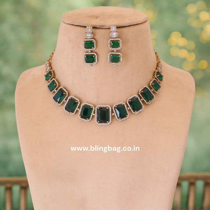 Emerald Valiena Victorian Jewellery Set - New Arrival
