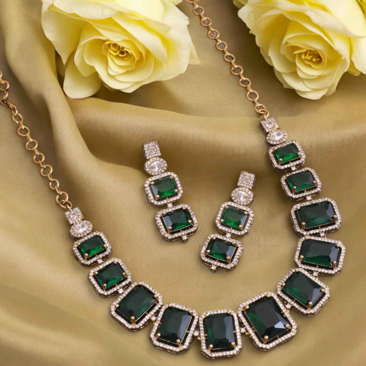 Emerald Valiena Victorian Jewellery Set - New Arrival