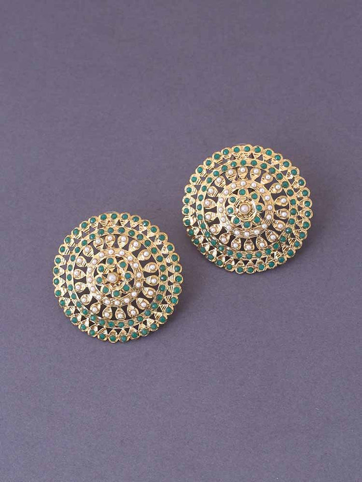 Emerald Vamika Studs