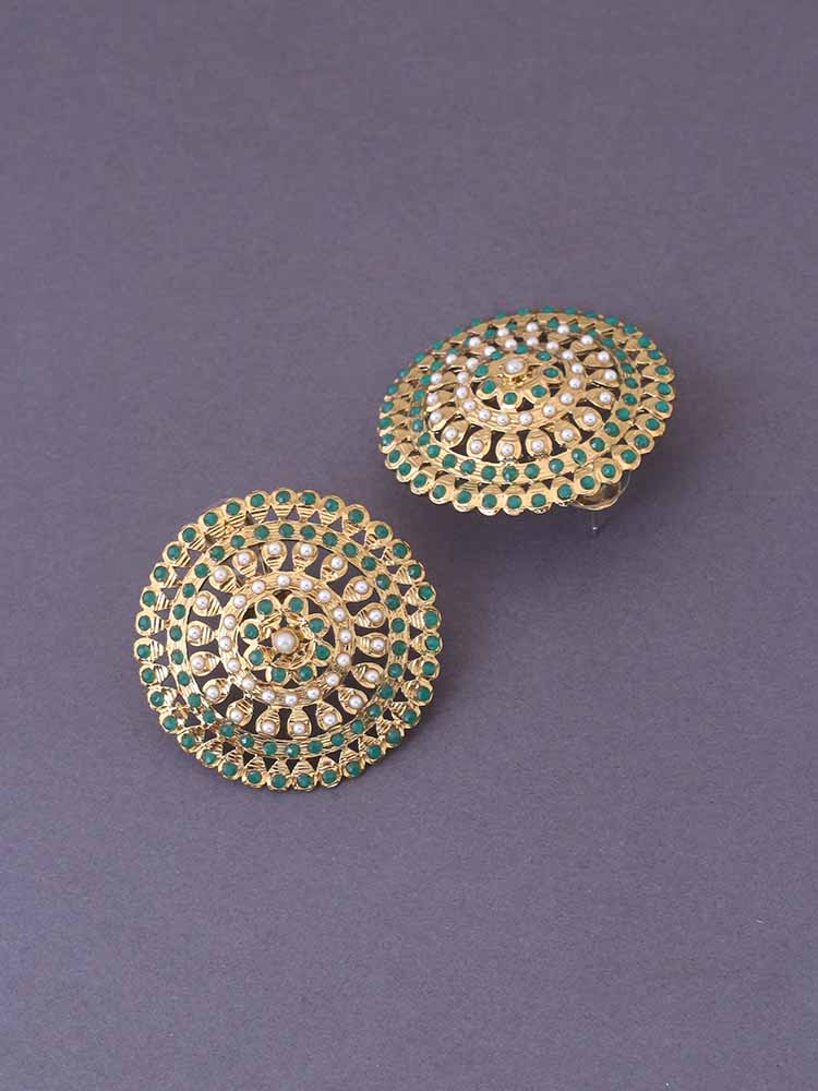 Emerald Vamika Studs