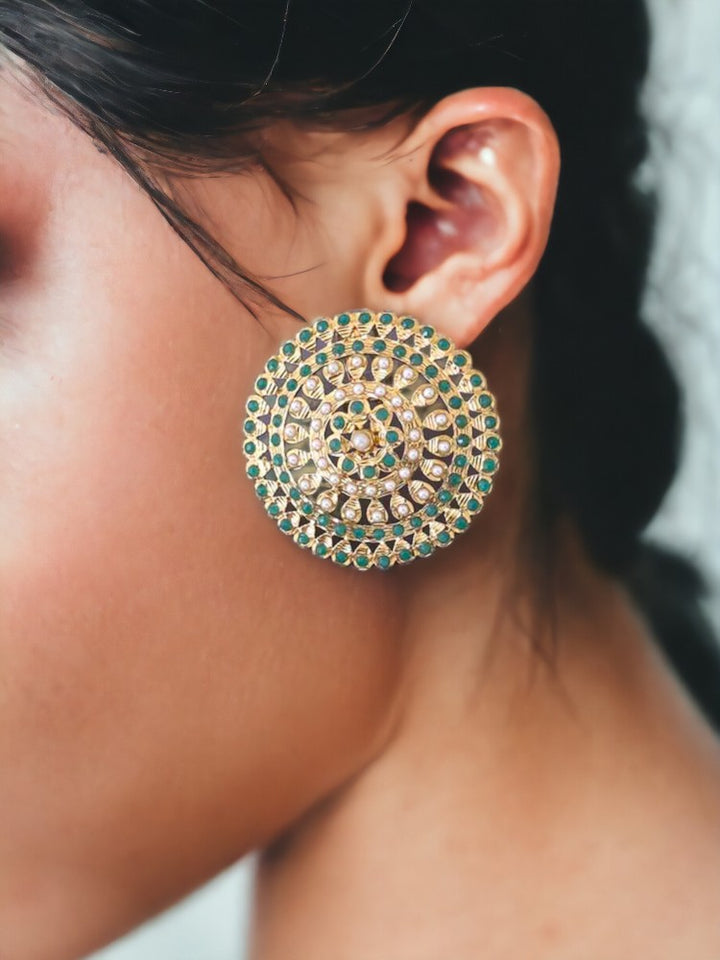 Emerald Vamika Studs