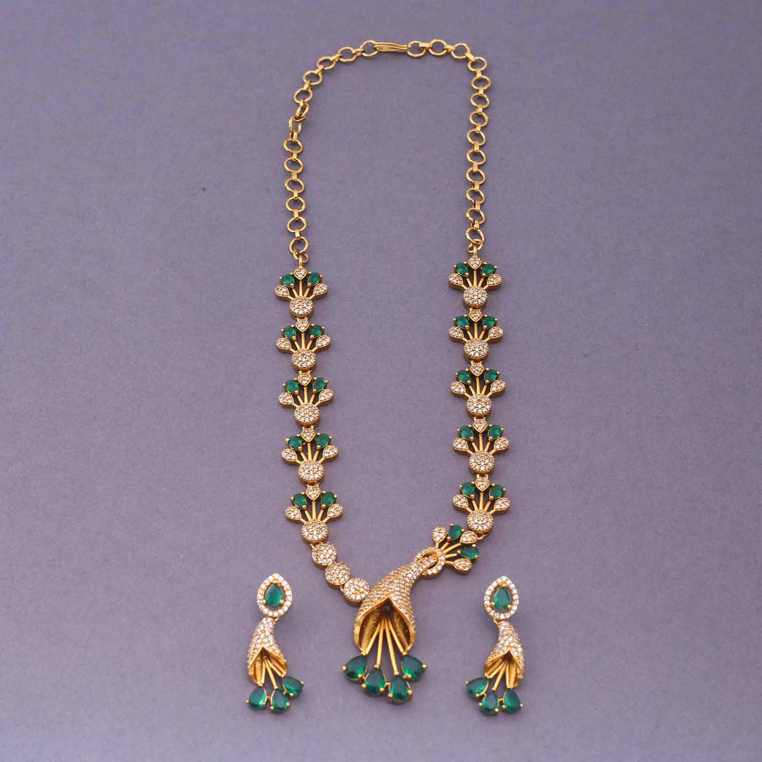 Emerald Vanisha Antique Jewellery Set - New Arrival