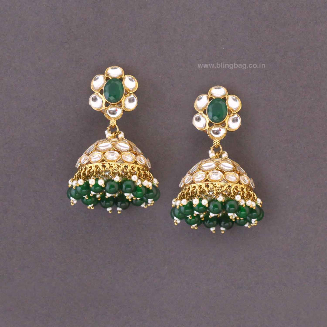 Emerald Vasavi Jhumkis
