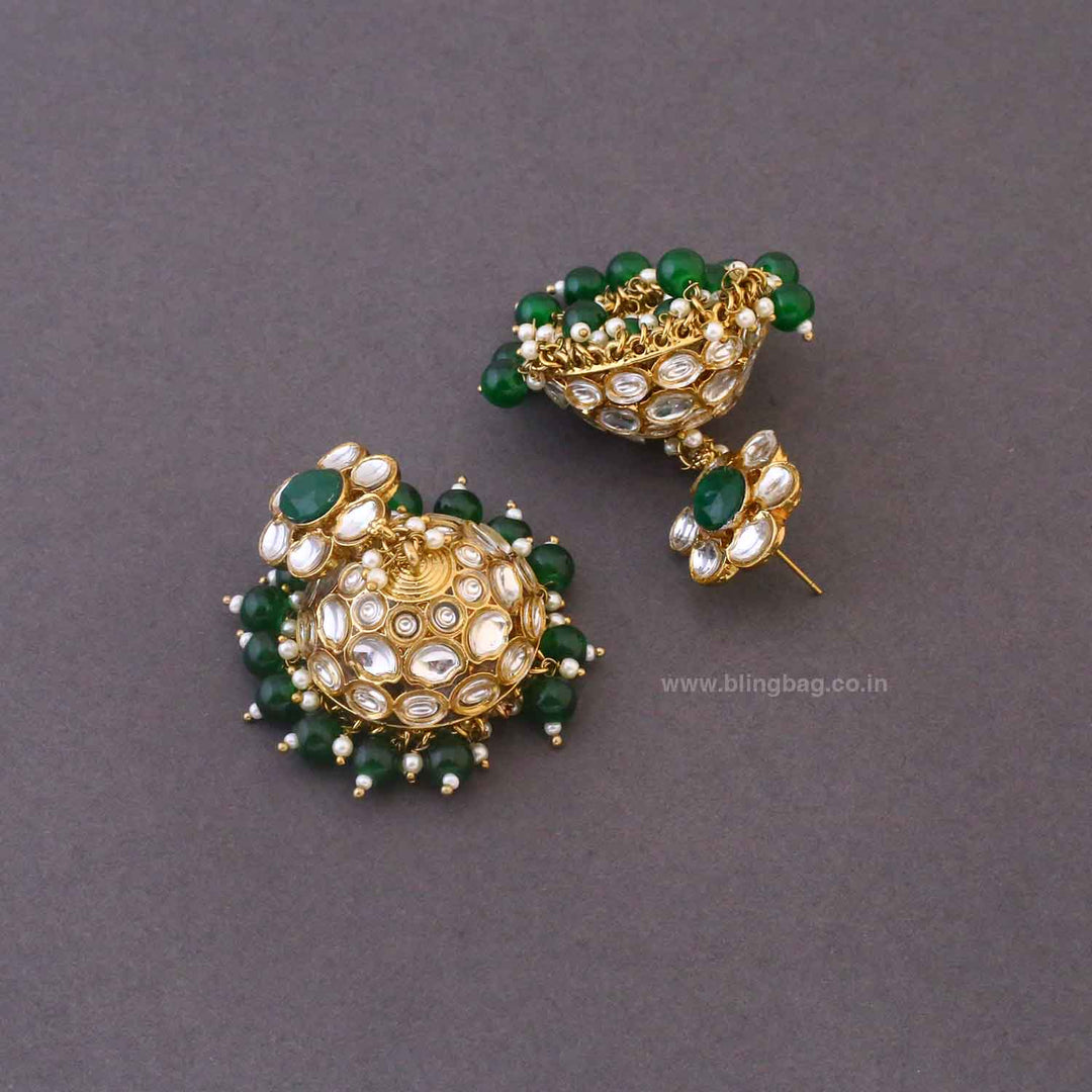 Emerald Vasavi Jhumkis
