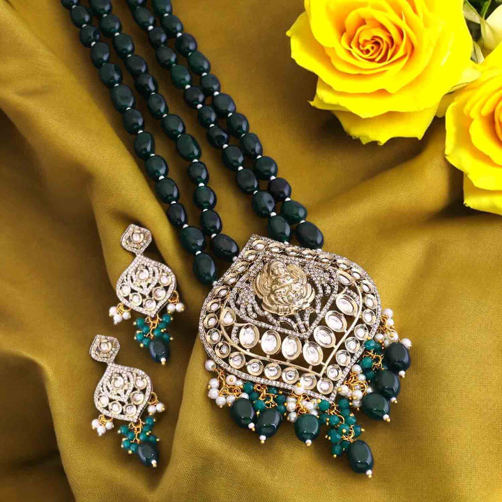 Emerald Vasudhara Temple Jewellery- New Arrival