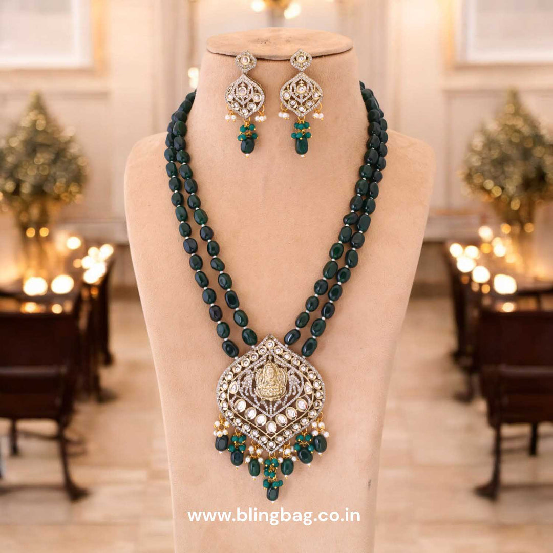 Emerald Vasudhara Temple Jewellery- New Arrival