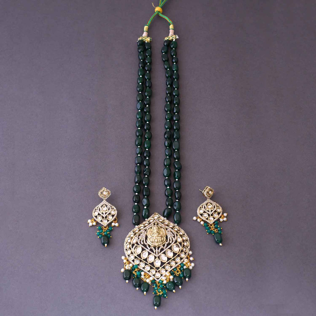 Emerald Vasudhara Temple Jewellery- New Arrival