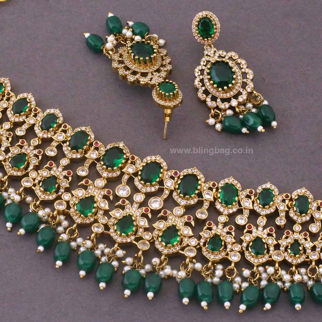 Emerald Verric Victorian Jewellery Set- New Arrival