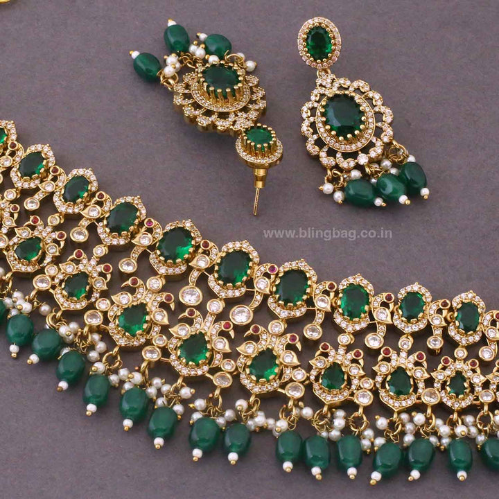 Emerald Verric Victorian Jewellery Set- New Arrival