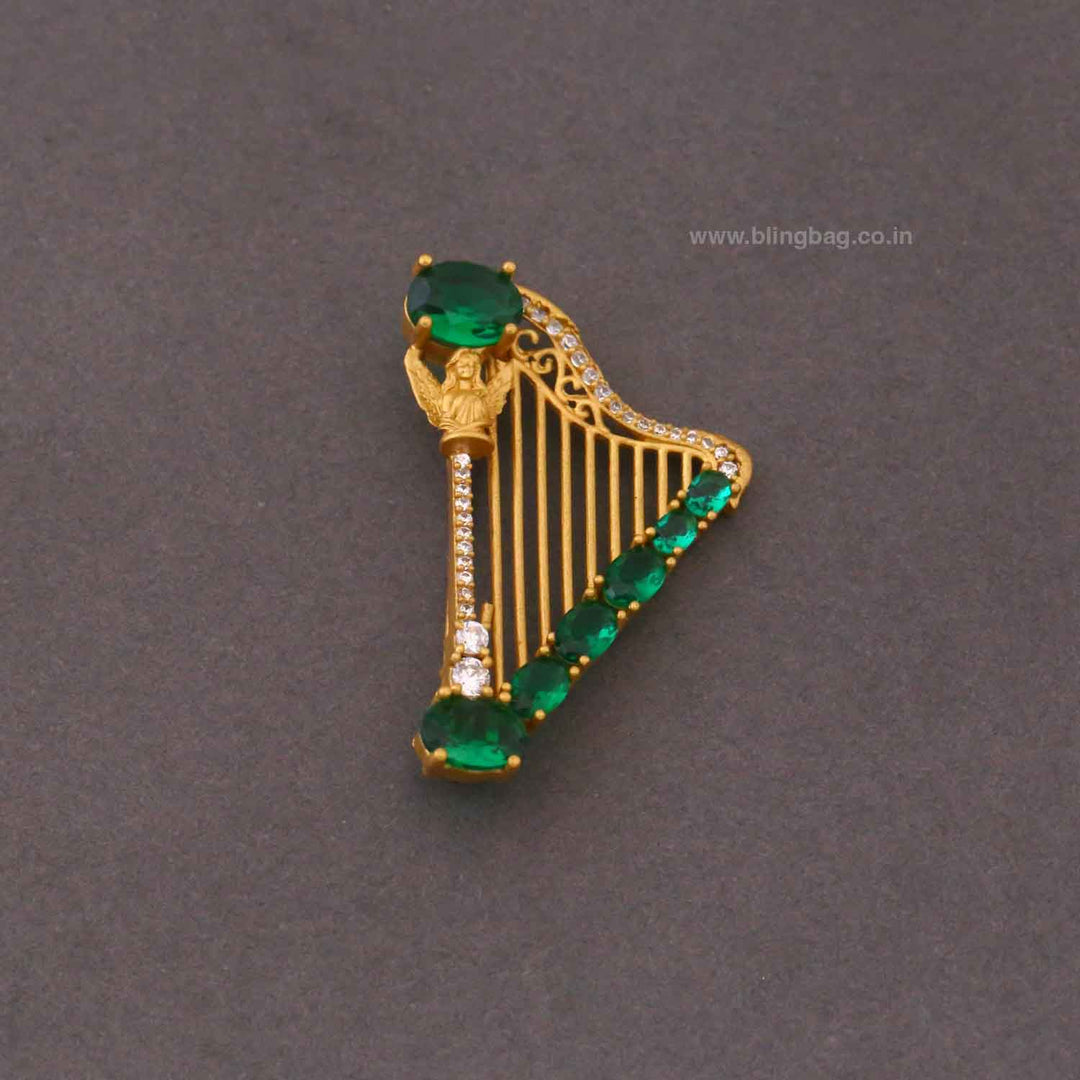 Emerald Vibe Brooch
