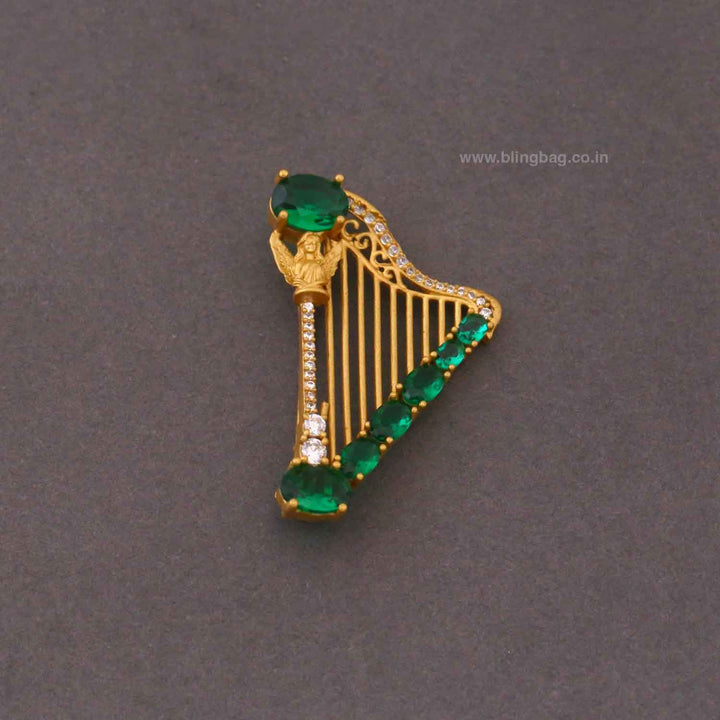 Emerald Vibe Brooch
