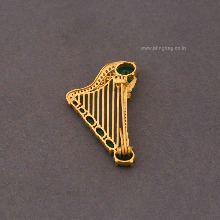 Emerald Vibe Brooch