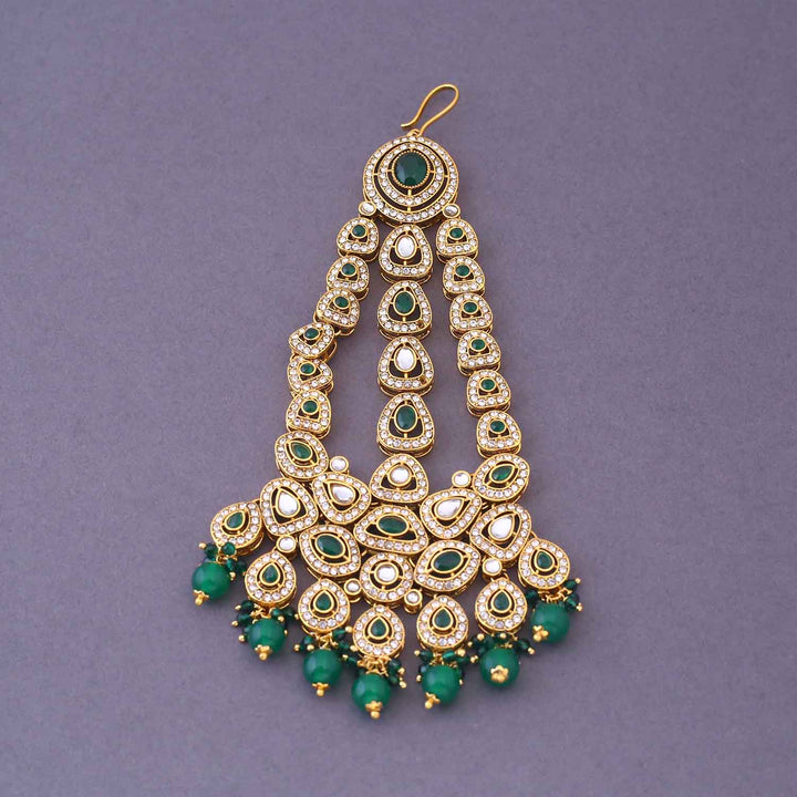 Emerald Vihaani Bridal Jewellery Set