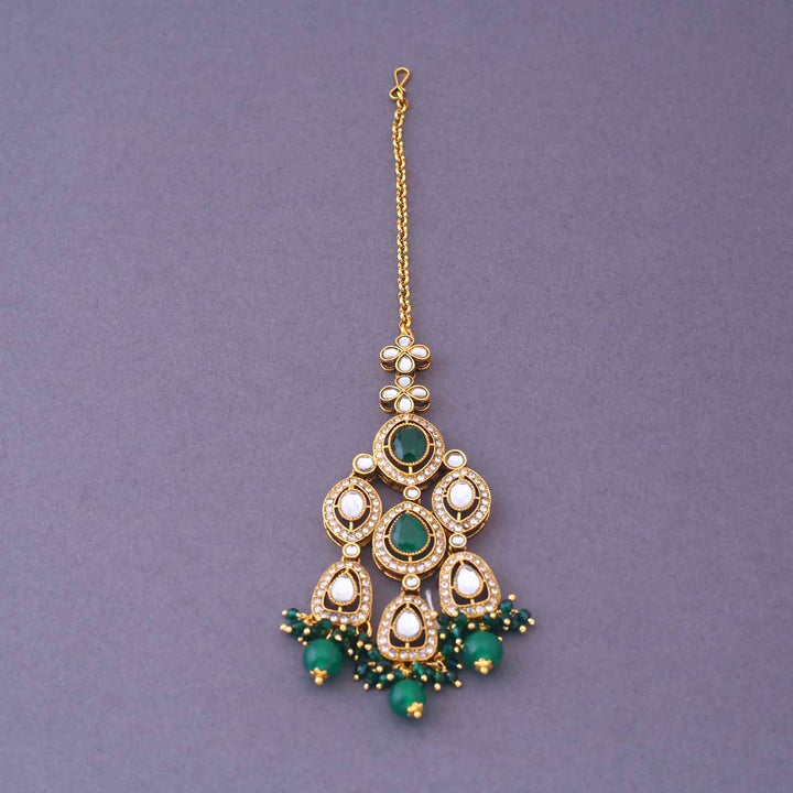 Emerald Vihaani Bridal Jewellery Set