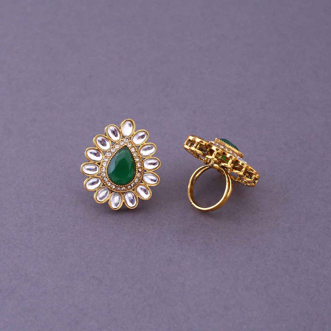 Emerald Vihaani Bridal Jewellery Set