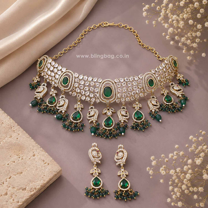 Emerald Viraa Hasli Victorian Jewellery Set - New Arrival