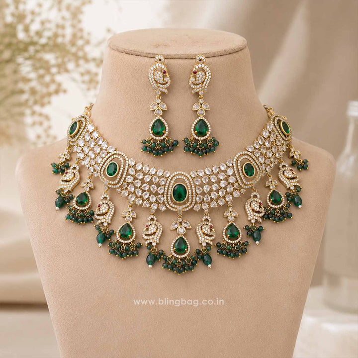 Emerald Viraa Hasli Victorian Jewellery Set - New Arrival