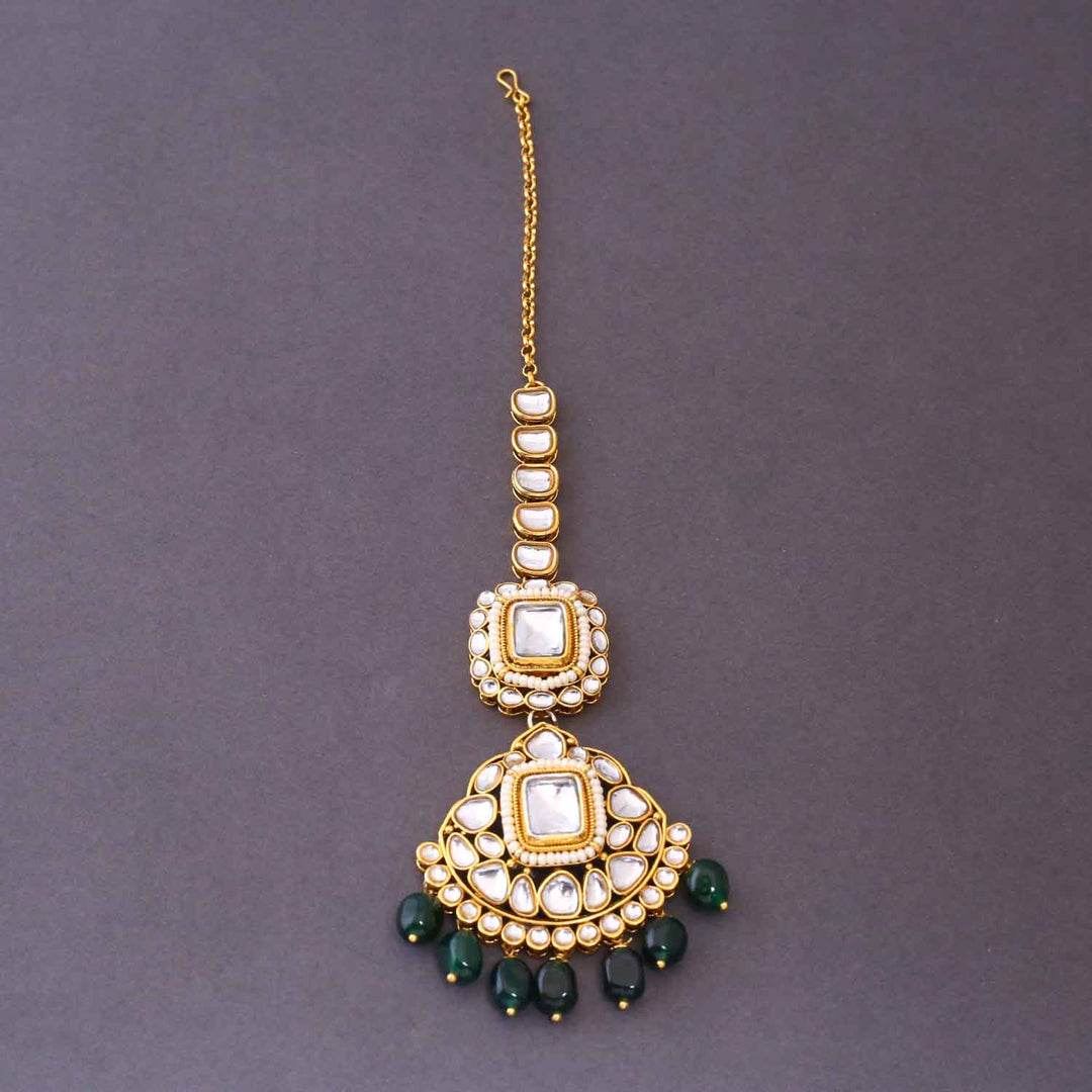 Emerald Vishalakshi Bridal Jewellery Set