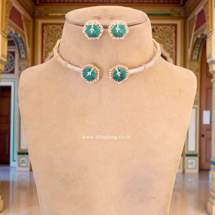 Emerald Vivienne Hasli Zirconia Jewellery Set