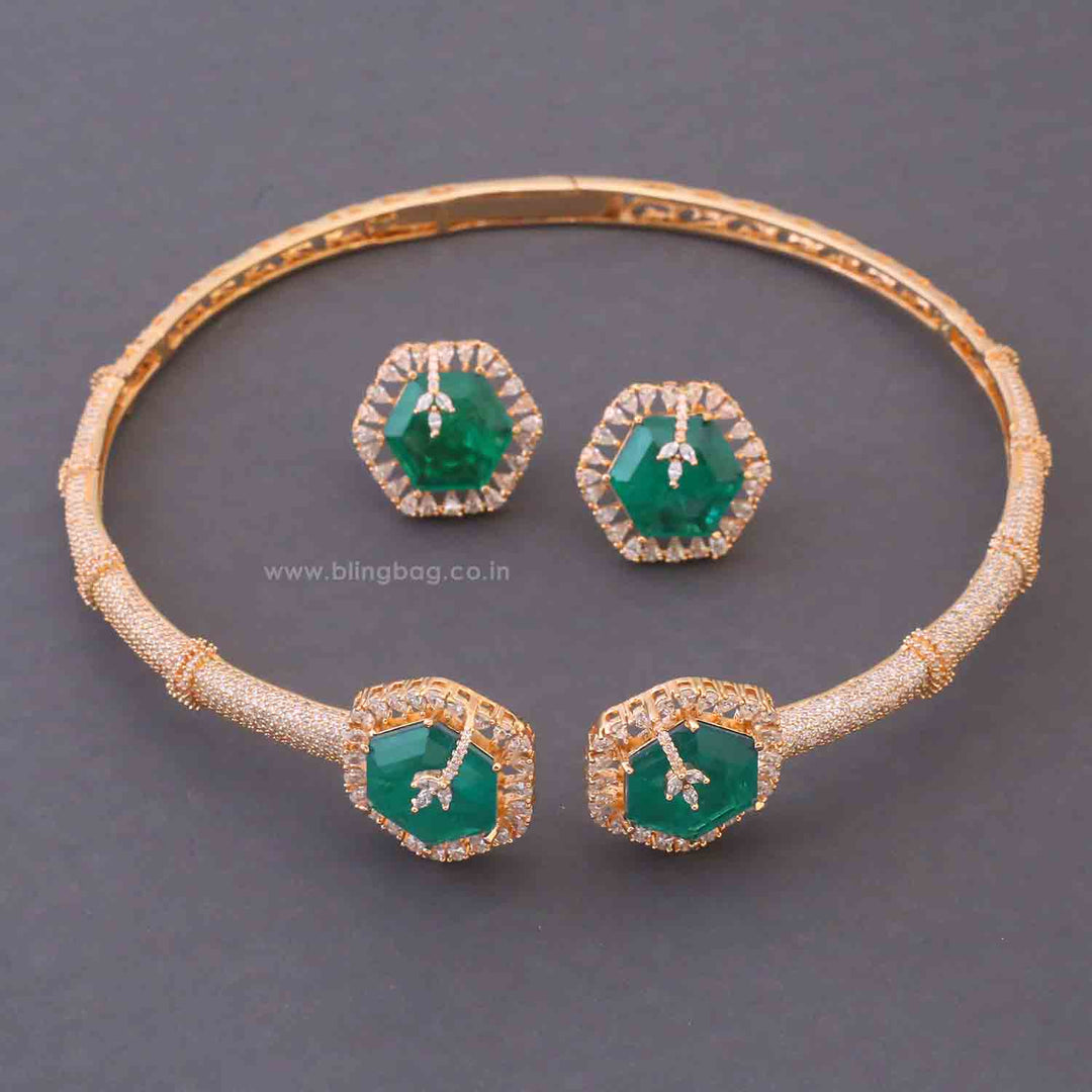 Emerald Vivienne Hasli Zirconia Jewellery Set