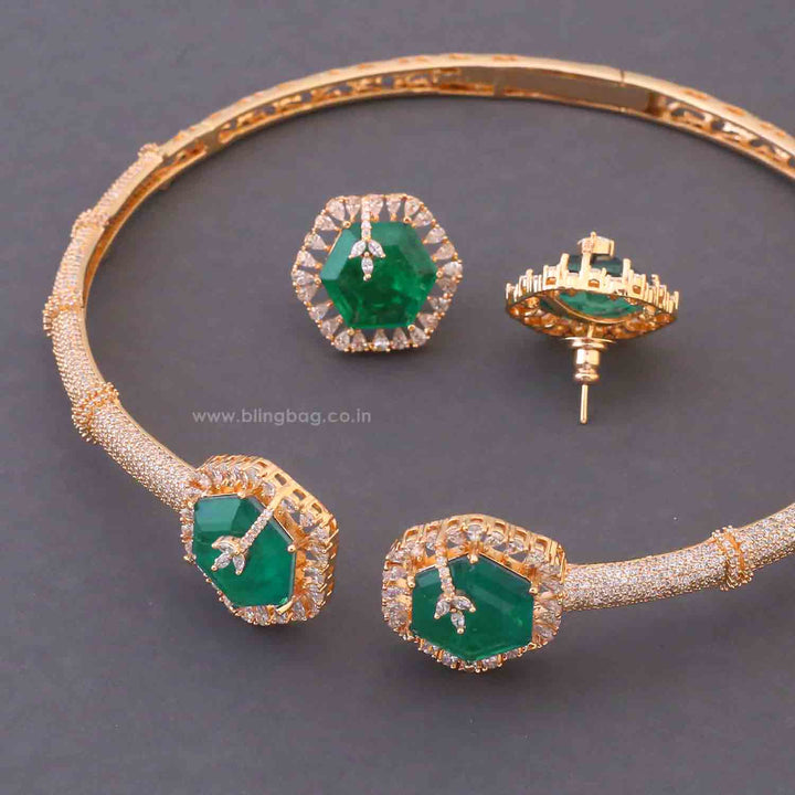 Emerald Vivienne Hasli Zirconia Jewellery Set