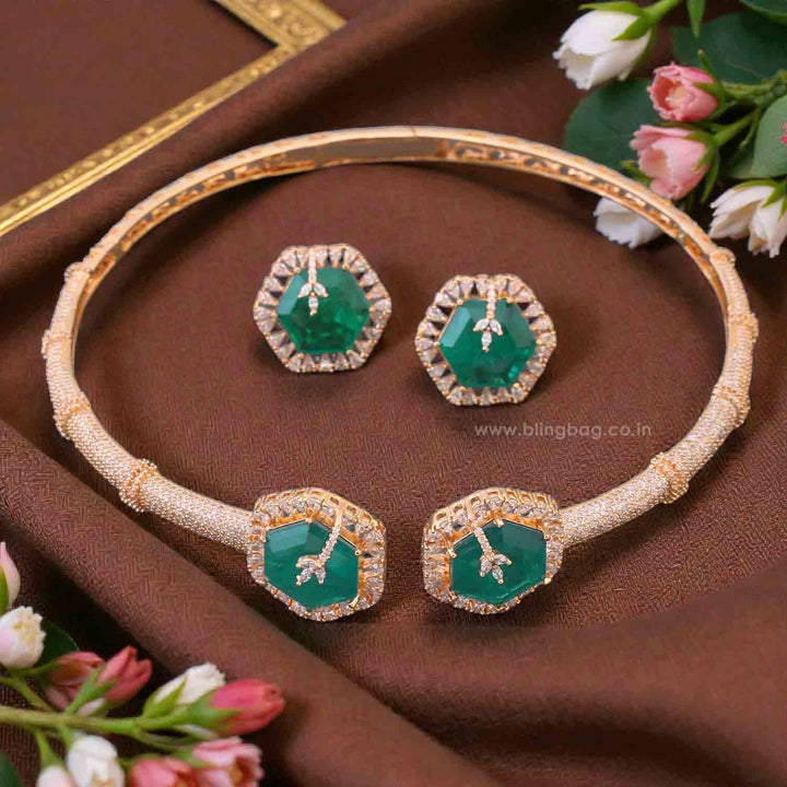 Emerald Vivienne Hasli Zirconia Jewellery Set