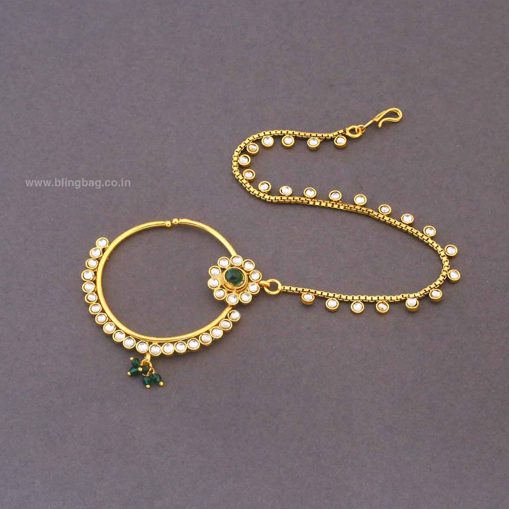 Emerald Vrishaliya Bridal Jewellery Set