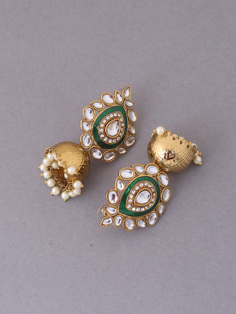 Emerald Wardha Jhumkis