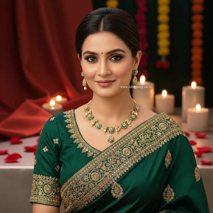 Emerald Wenara Victorian Jewellery Set - New Arrival