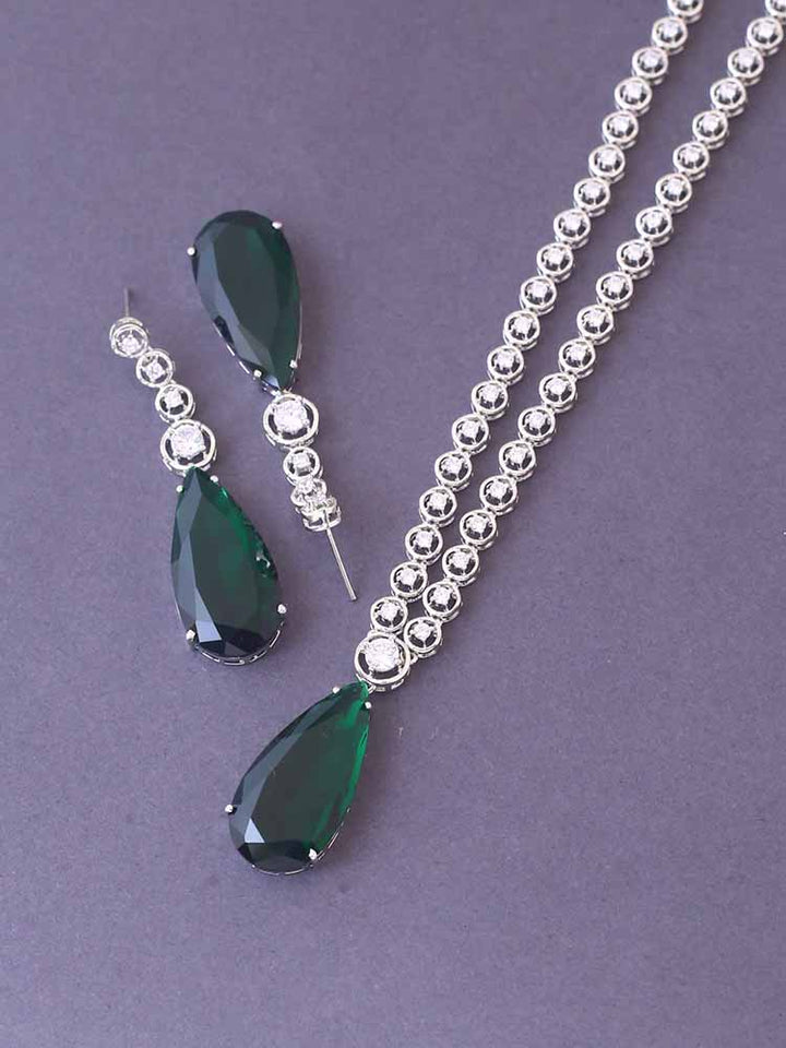 Emerald Whitney Zirconia Jewellery Set