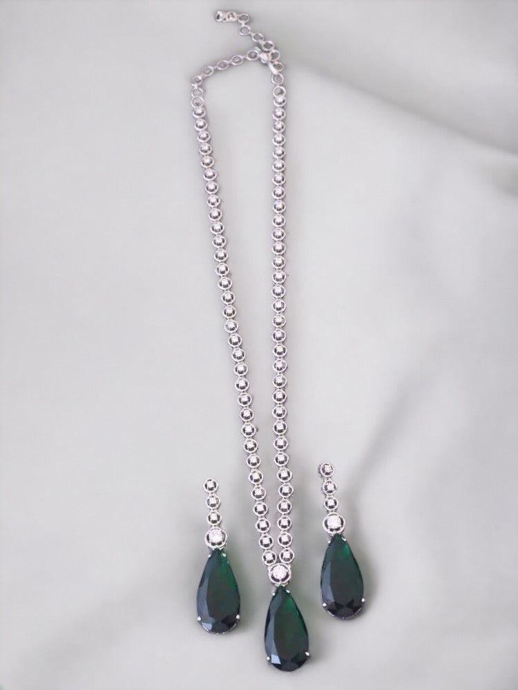 Emerald Whitney Zirconia Jewellery Set