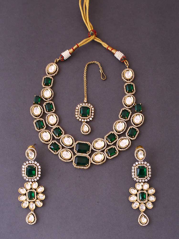 Emerald William Victorian Jewellery Set - New Arrival