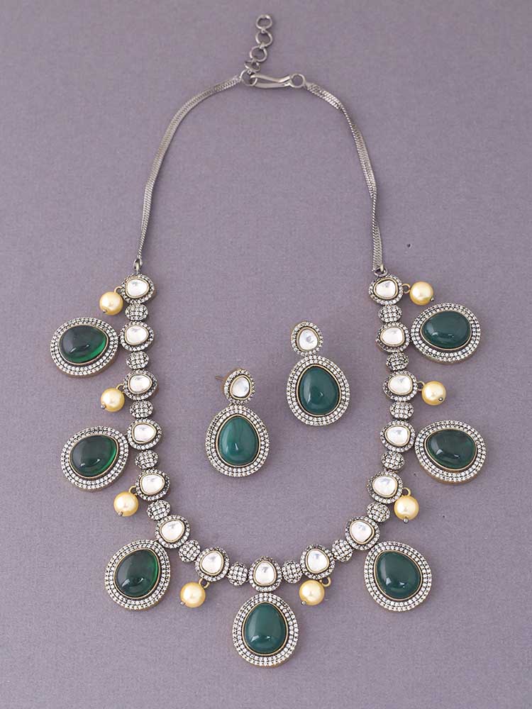 Emerald Wilma Zirconia Jewellery Set