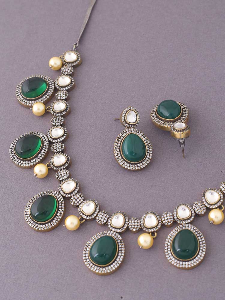 Emerald Wilma Zirconia Jewellery Set