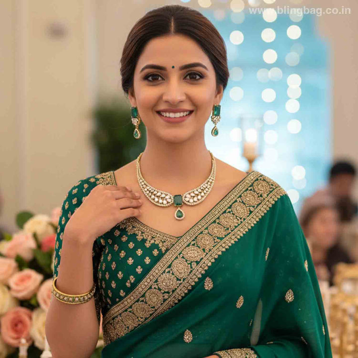 Emerald Winifred Victorian Jewellery Set - New Arrival