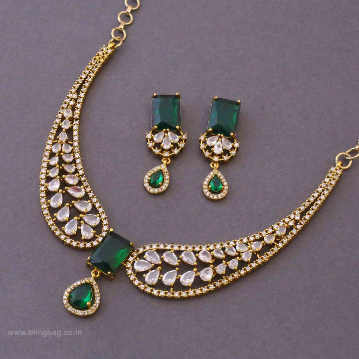 Emerald Winifred Victorian Jewellery Set - New Arrival