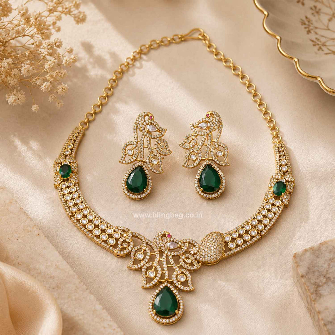 Emerald Witty Hasli Victorian Jewellery Set - New Arrival