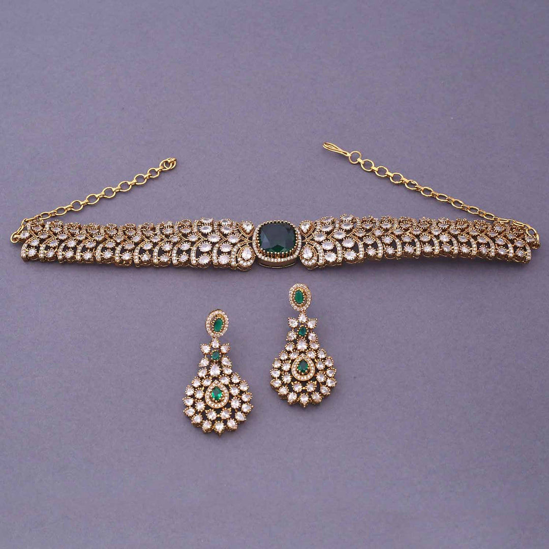 Emerald Xarini Victorian Jewellery Set - New Arrival