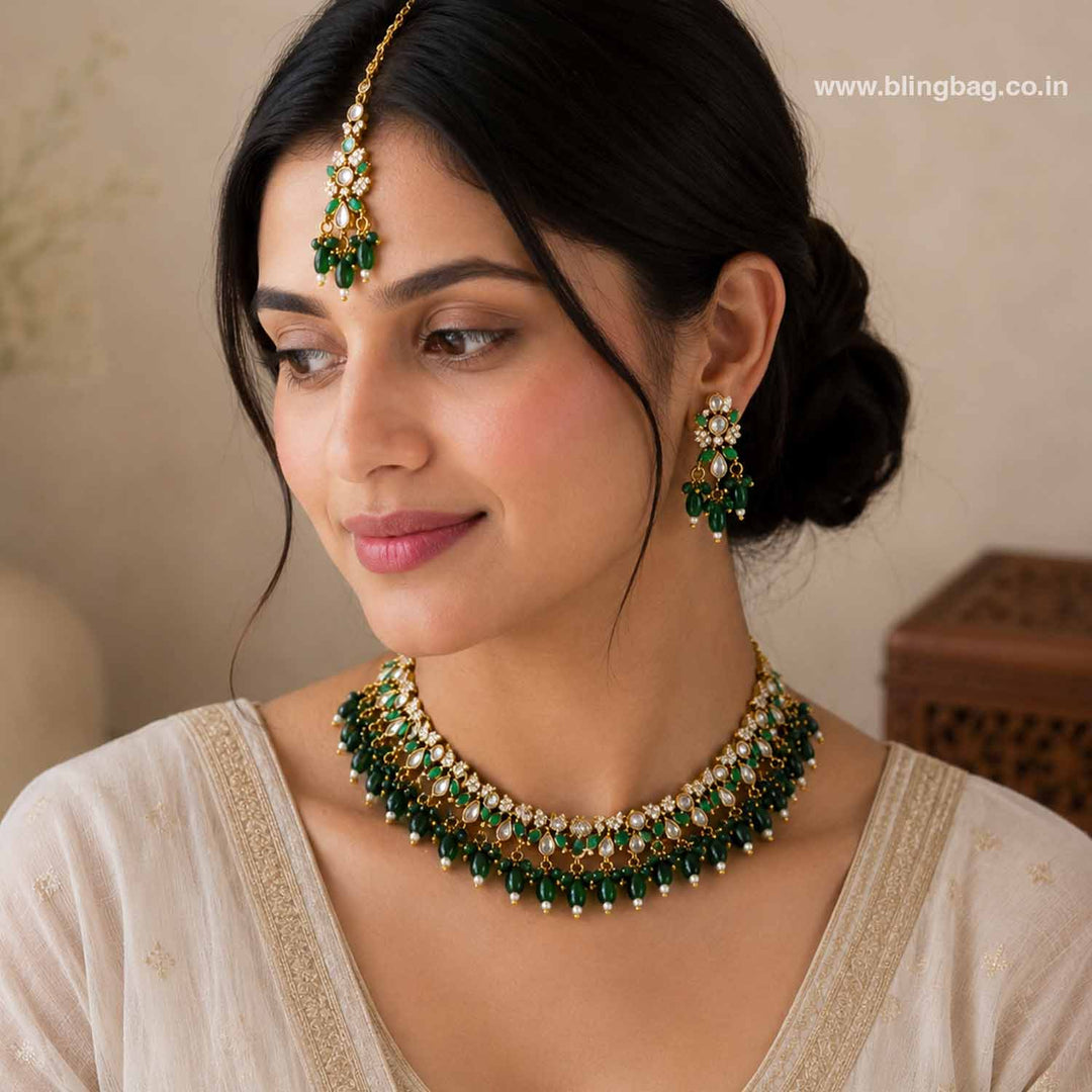 Emerald Xavina Victorian Jewellery Set - New Arrival