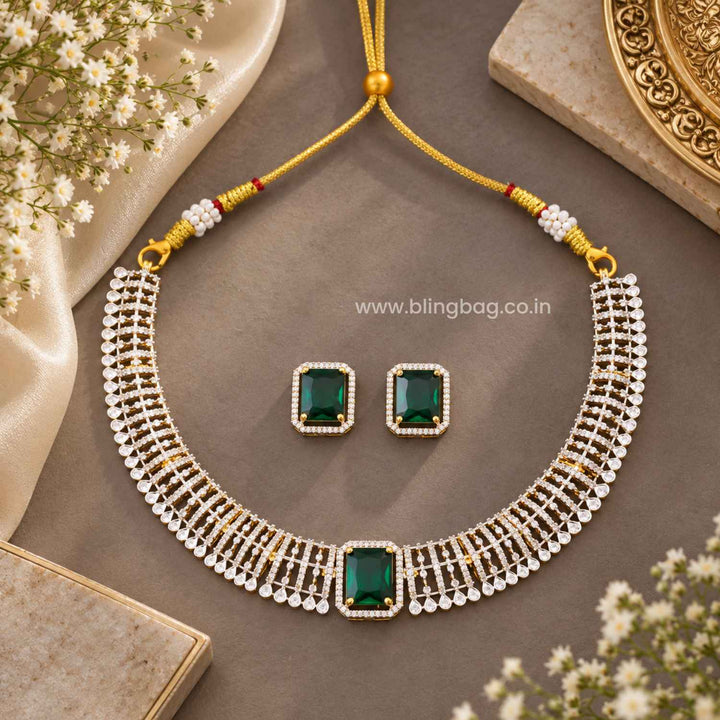 Emerald Xenia Victorian Jewellery Set - New Arrival