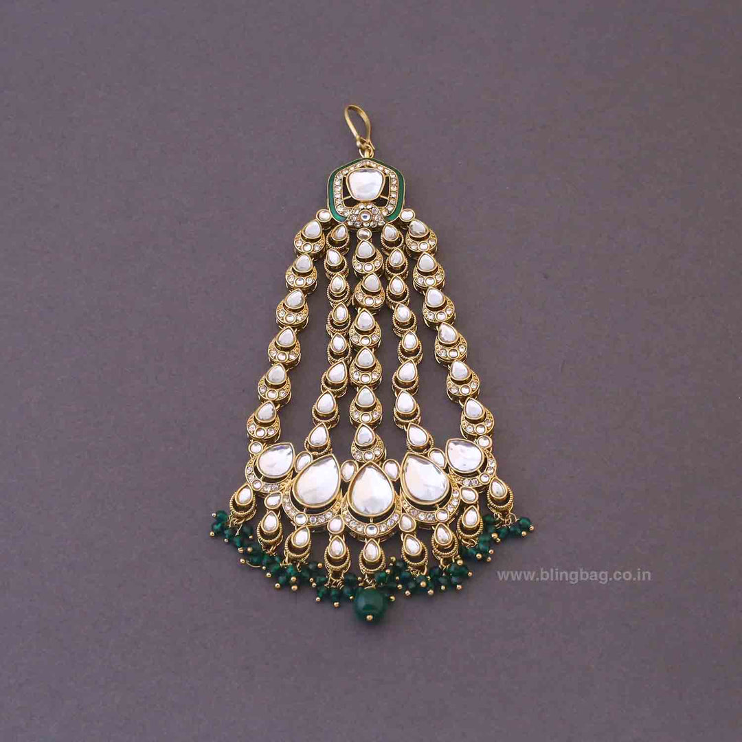 Emerald Yajna Bridal Jewellery Set