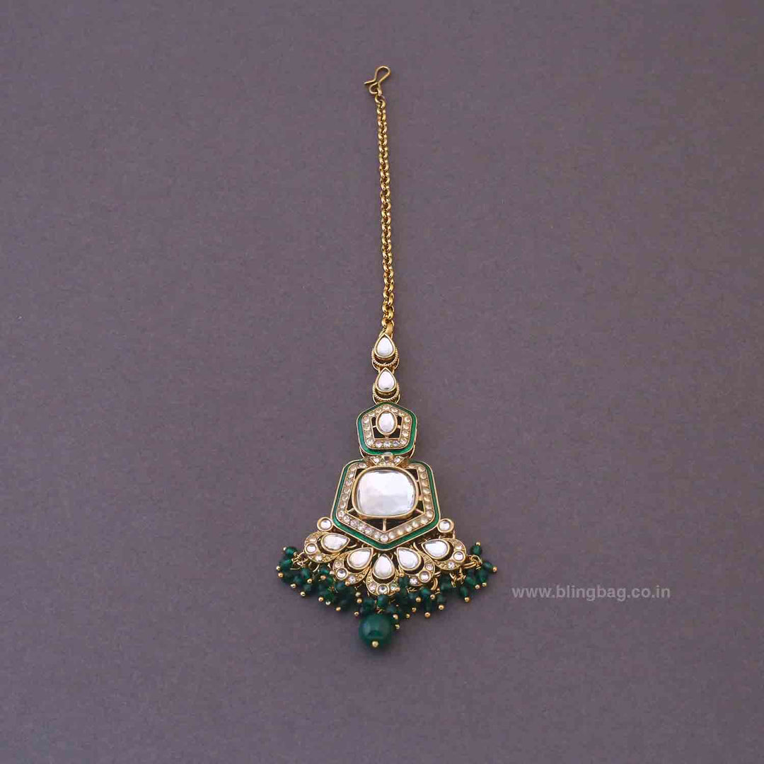 Emerald Yajna Bridal Jewellery Set