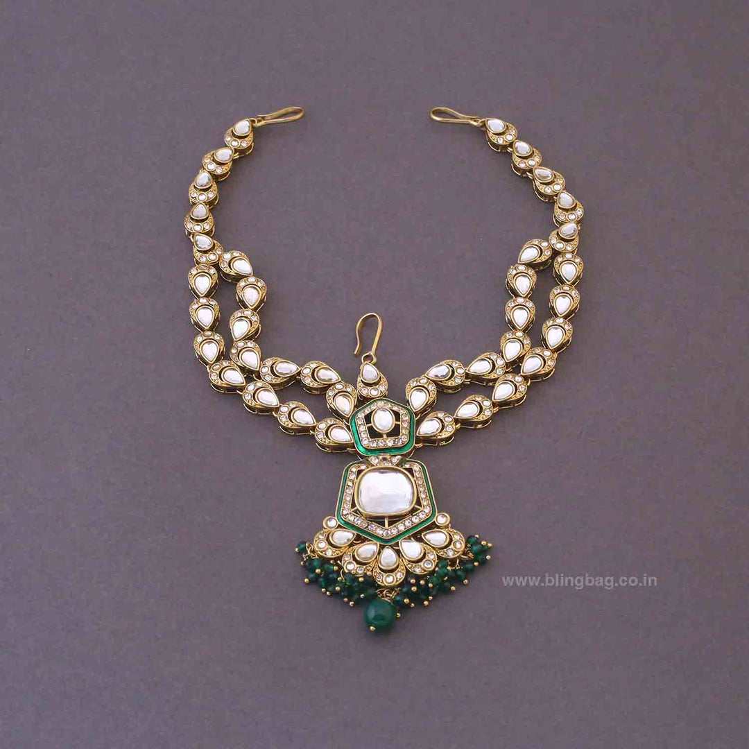 Emerald Yajna Bridal Jewellery Set