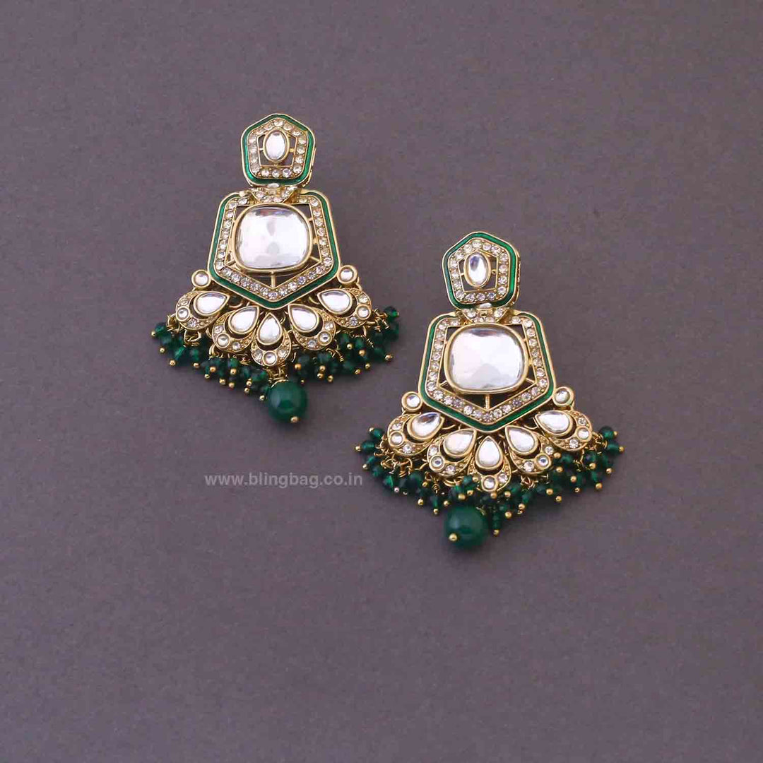 Emerald Yajna Bridal Jewellery Set